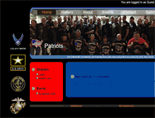Tablet Screenshot of patriotsmc.us