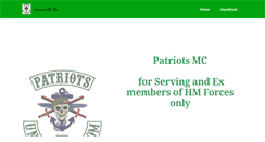 Desktop Screenshot of patriotsmc.co.uk